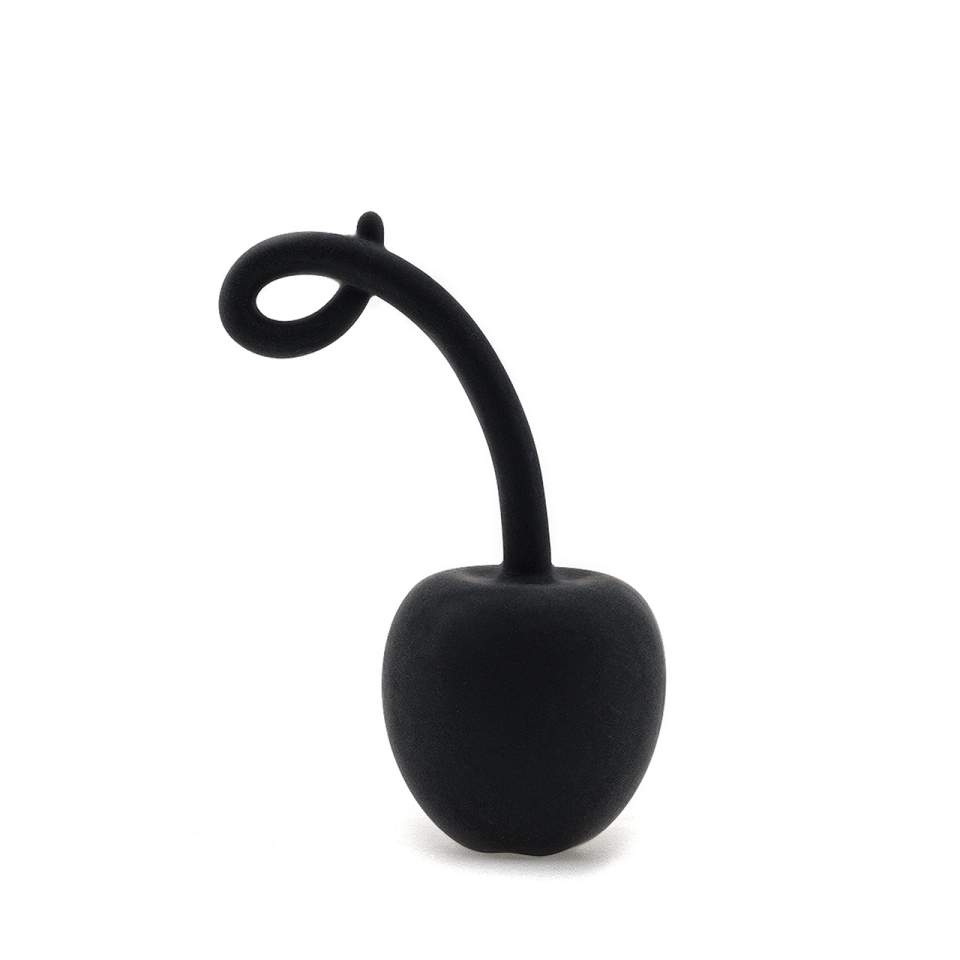 Czarna silikonowa kulka gejszy w kształcie wiśni – 58 g