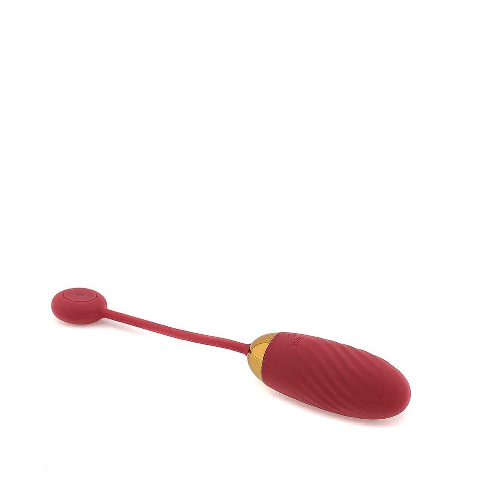 Wibrujące czerwone jajeczko z aplikacją Svakom Ella