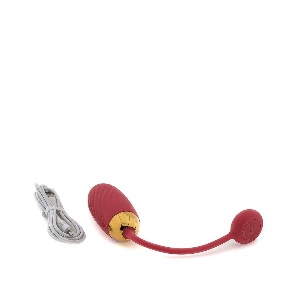 Wibrujące czerwone jajeczko z aplikacją Svakom Ella