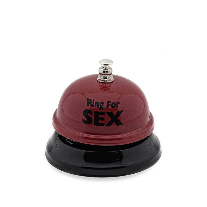 Sex dzwonek “Ring for sex” w kolorze głębokiej czerwieni
