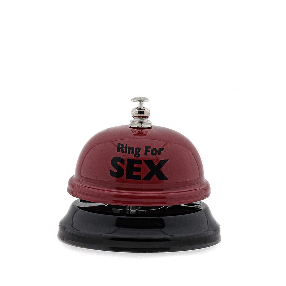 Sex dzwonek “Ring for sex” w kolorze głębokiej czerwieni