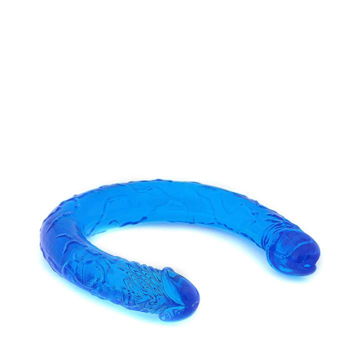Dwustronne niebieskie dildo – 45 cm
