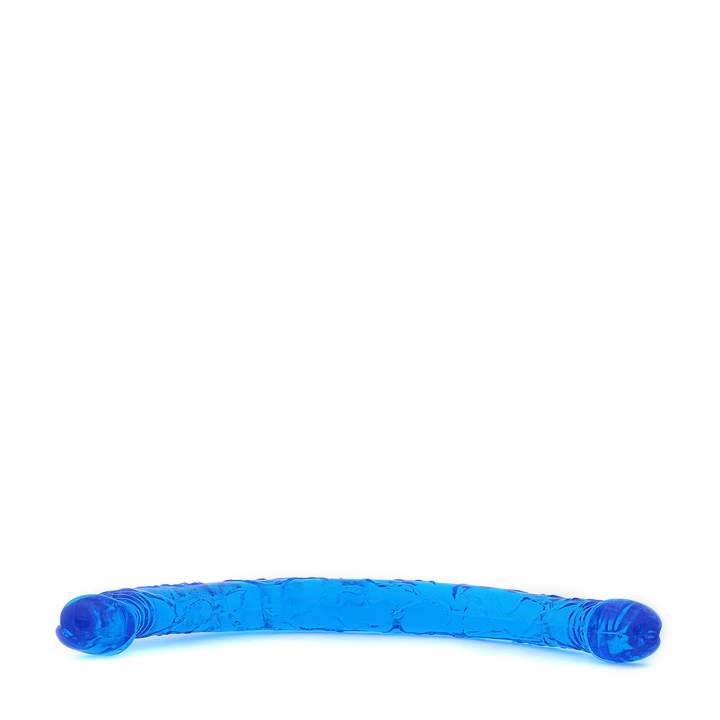 Dwustronne niebieskie dildo – 45 cm