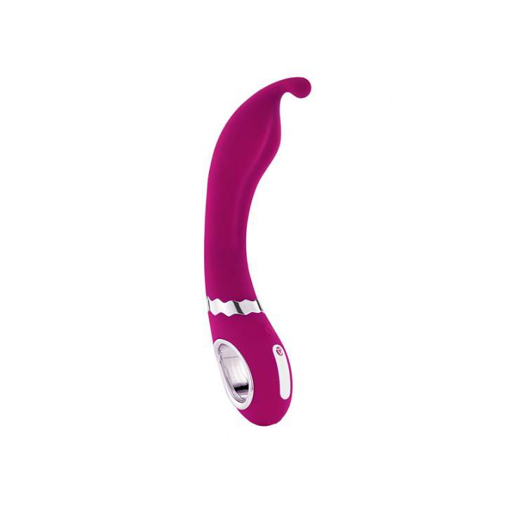 Elegancki fioletowy wibrator z ogonkiem Tease Nomi Tang – 20 cm