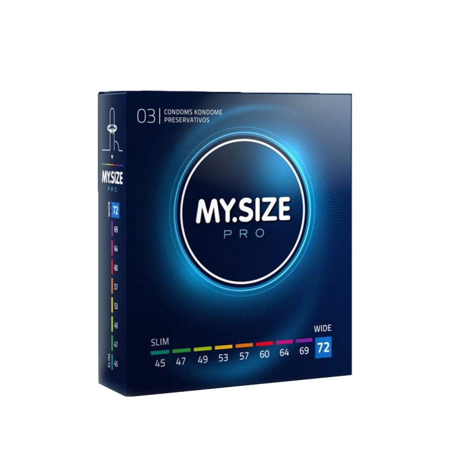 xxx My Size Pro prezerwatywy 72 mm 3 sztuki