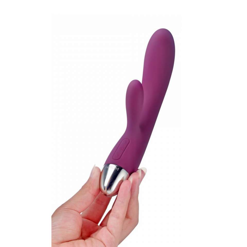 Cichy fioletowy wibrator króliczek Svakom Alice