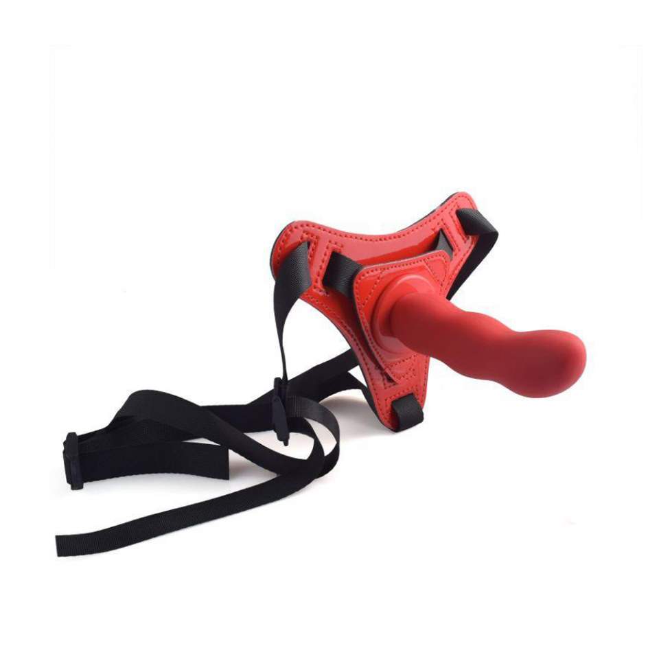 Idealny zestaw dla początkujących - dildo z uprzężą