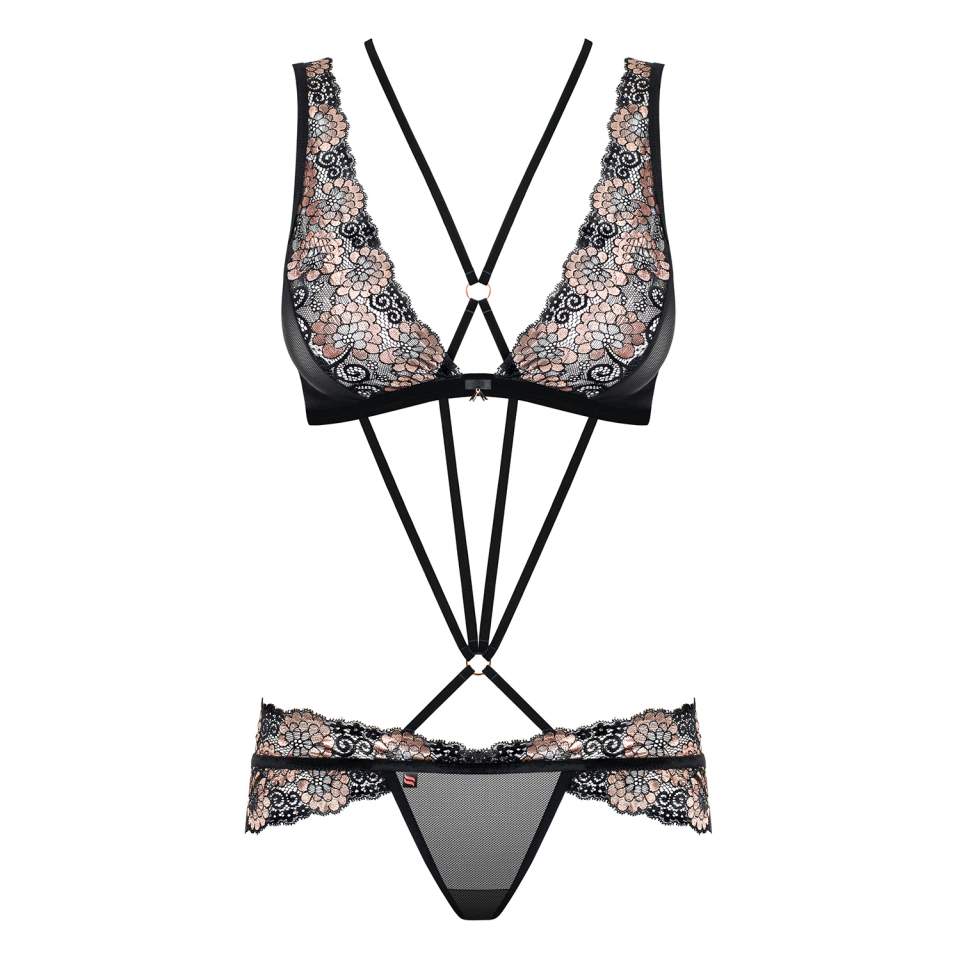 Seksowny czarny komplet Obsessive 873-SEA-1