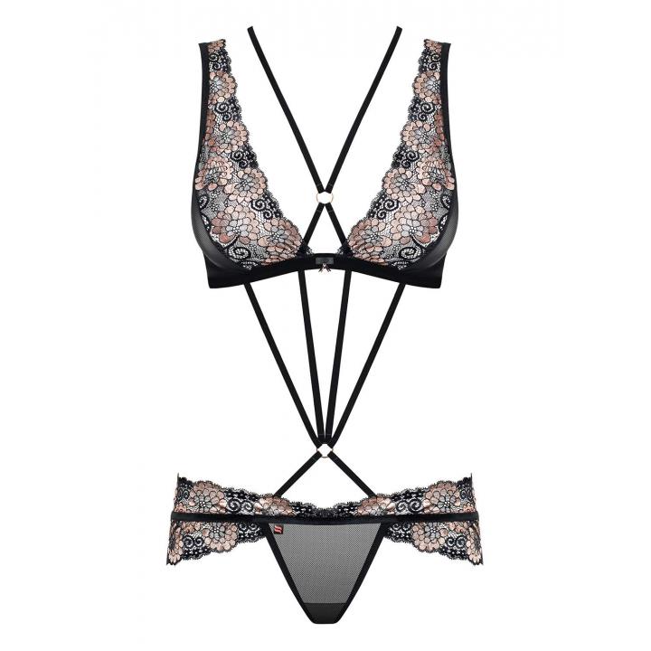 Seksowny czarny komplet Obsessive 873-SEA-1