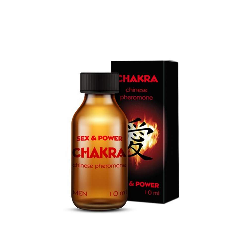 Unikatowe feromony męskie na bazie chińskiej receptury Chakra 10 ml