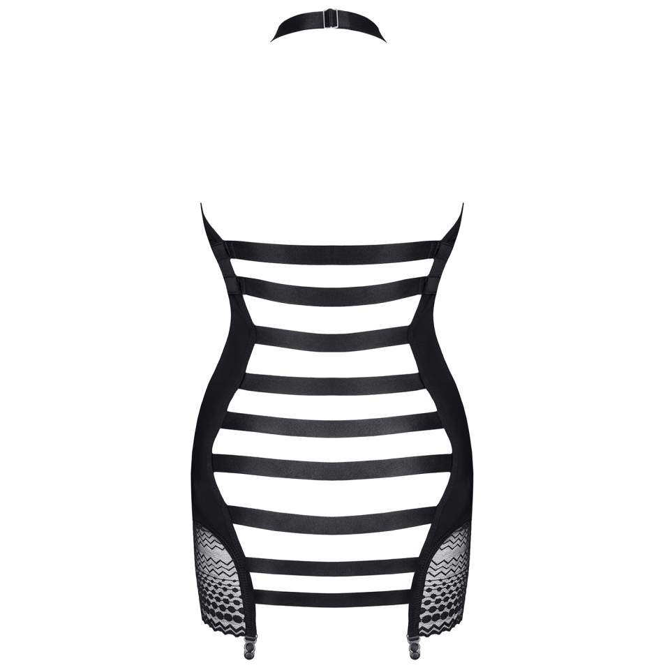 Sukienka z paskami do pończoch Demoniq Priscila Premium