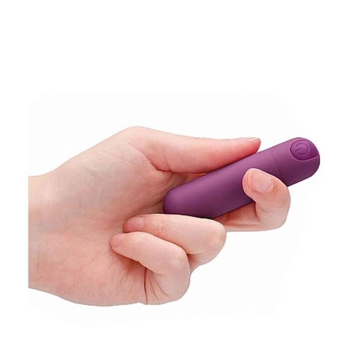 Intensywny mini masażer łechtaczki na USB - fioletowy