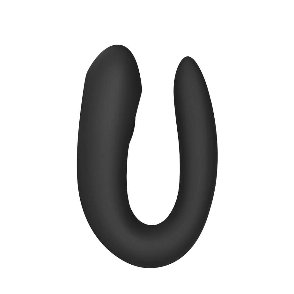 Wibrator dla par sterowany aplikacją - Satisfyer Double Joy - czarny