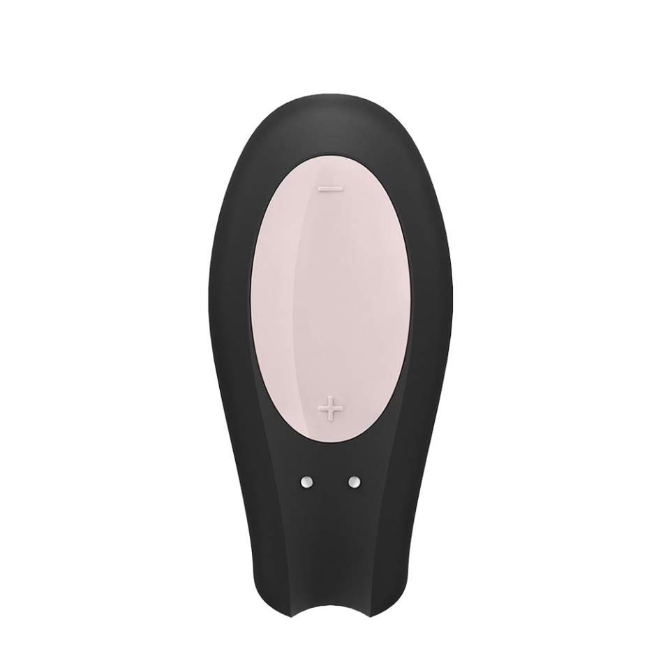 Wibrator dla par sterowany aplikacją - Satisfyer Double Joy - czarny
