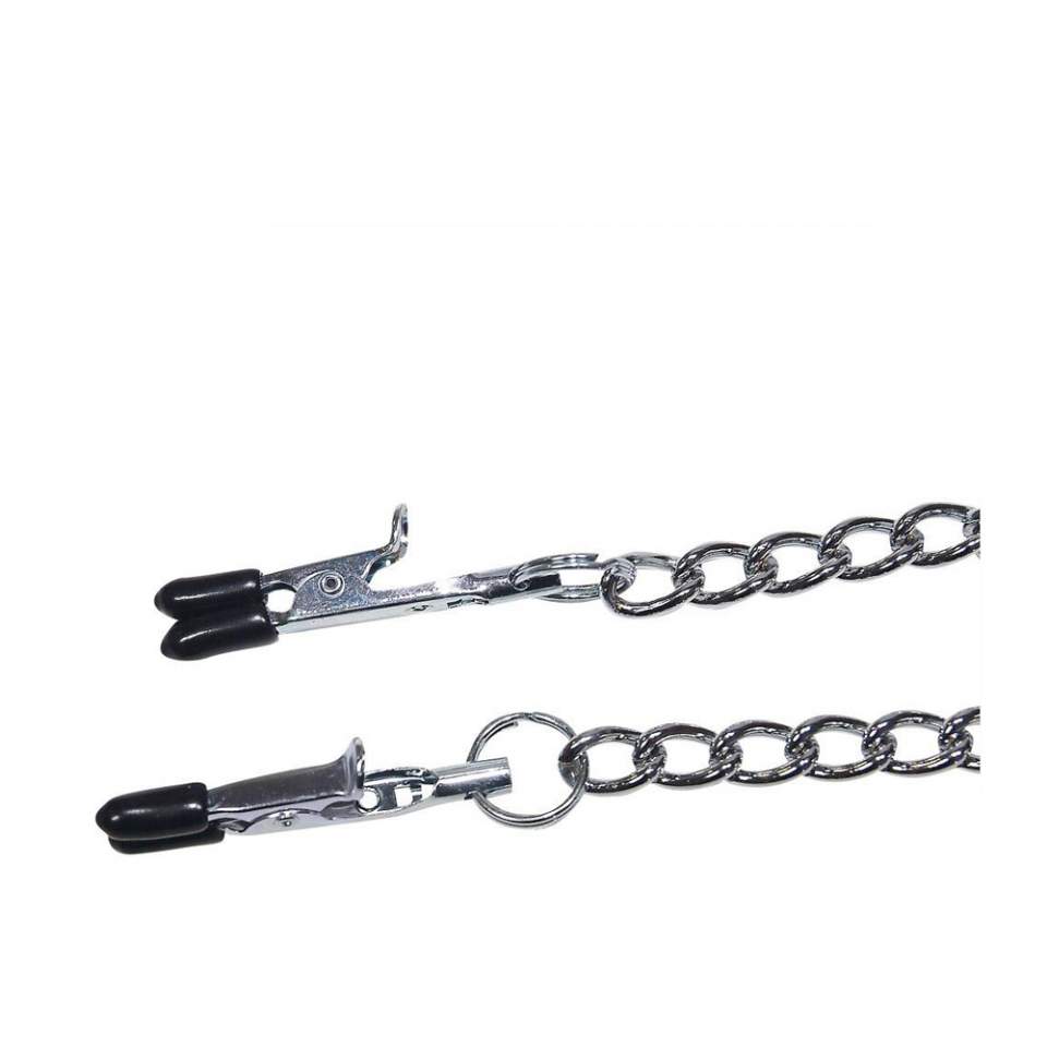 Elegancka biżuteria z zaciskami na sutki i wargi sromowe