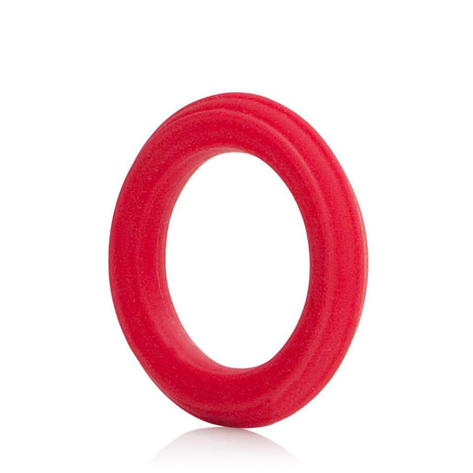 Silikonowy pierścień erekcyjny w czerwonym kolorze