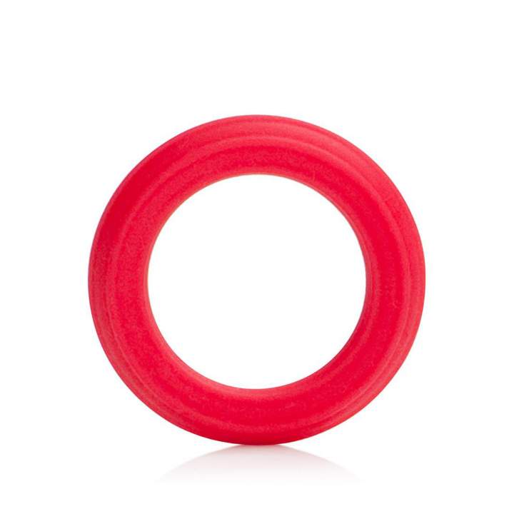 Silikonowy pierścień erekcyjny w czerwonym kolorze