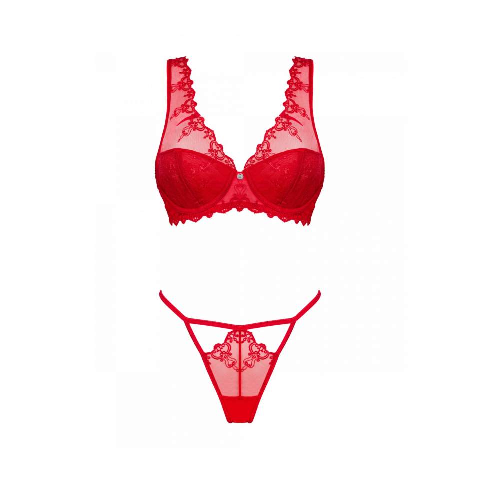 Kuszący komplet dwuczęściowy Obsessive Lonesia