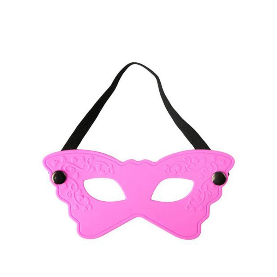 Różowa silikonowa maska na twarz