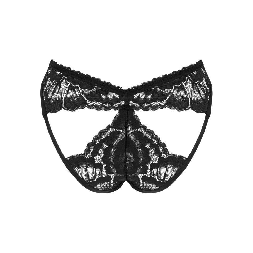 Majtki figi czarne- Alessya