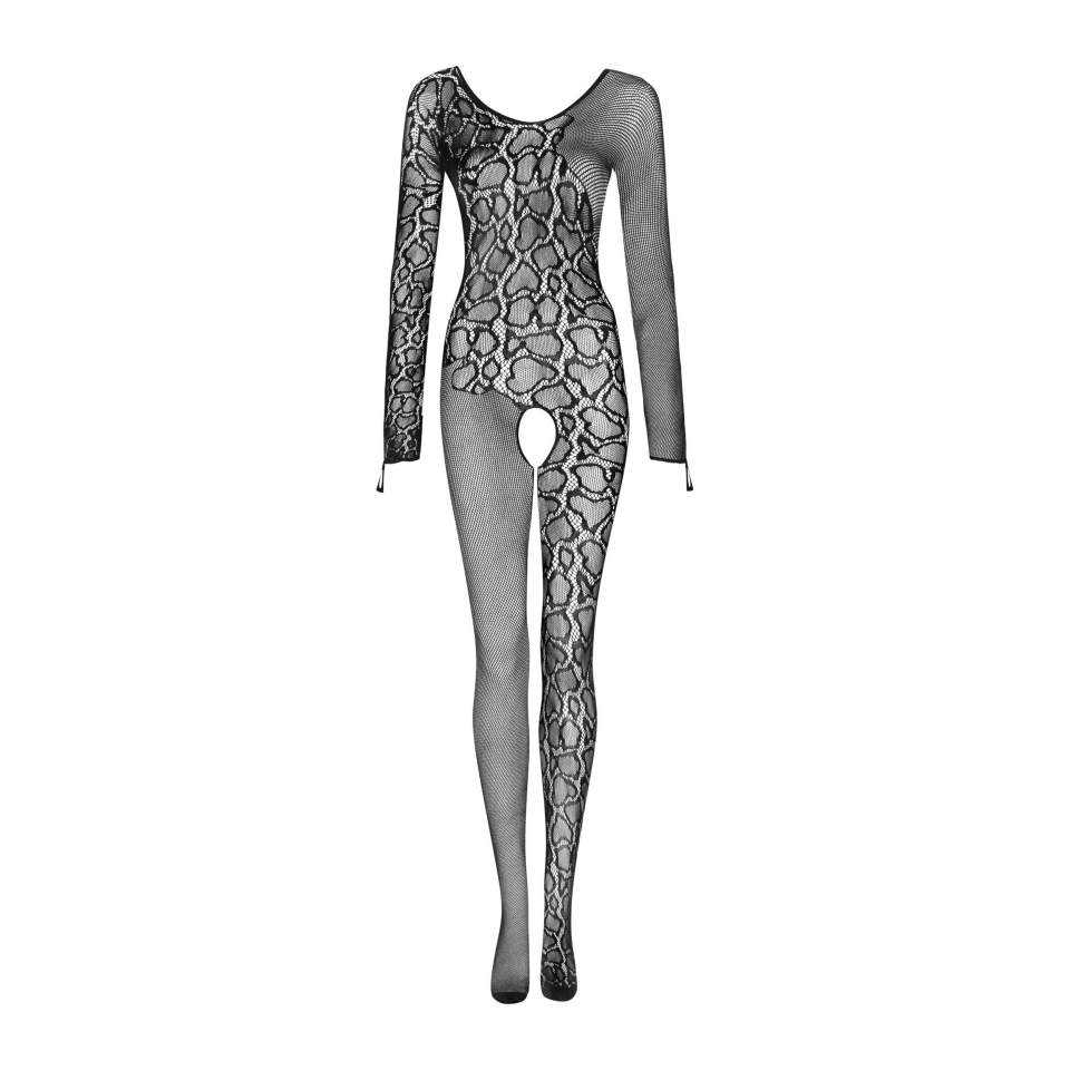 Bodystocking czarny- G326
