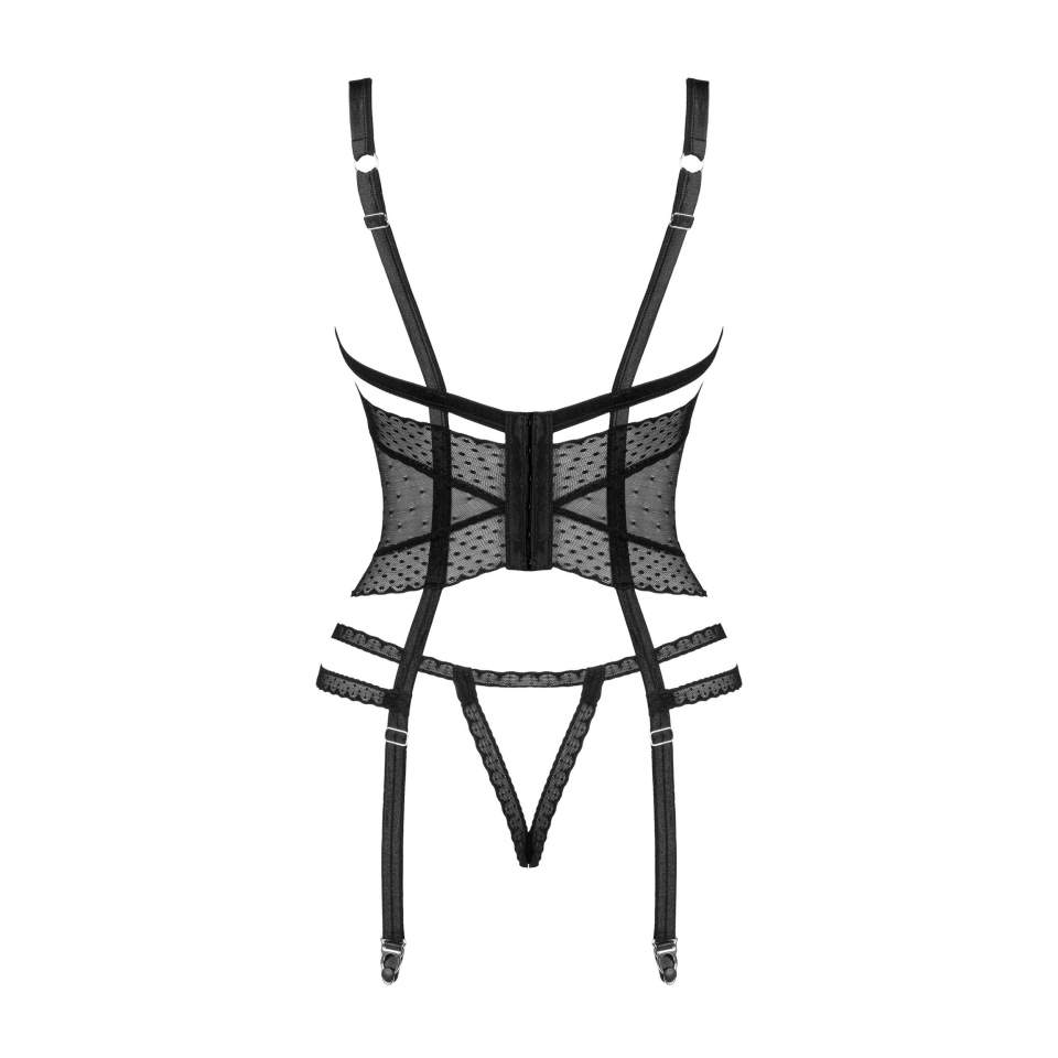 Gorset czarny- Lanelia