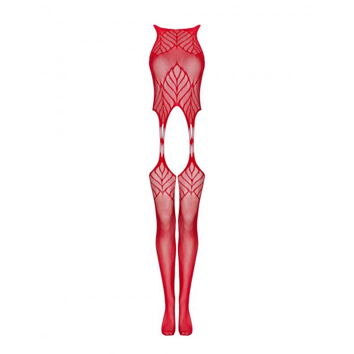 Bodystocking czerwone- N122