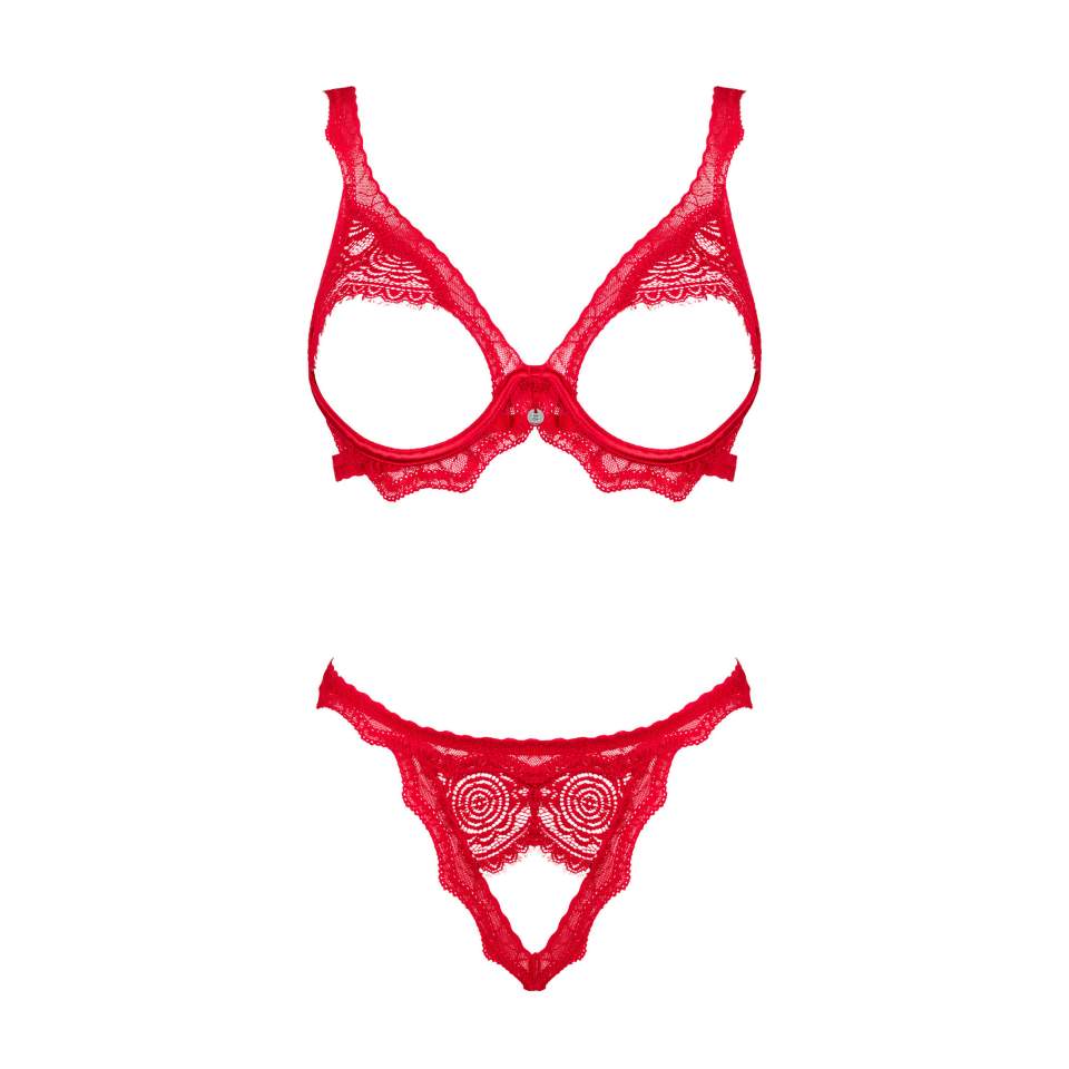 komplet 2-częściowy czerwony- Bergamore
