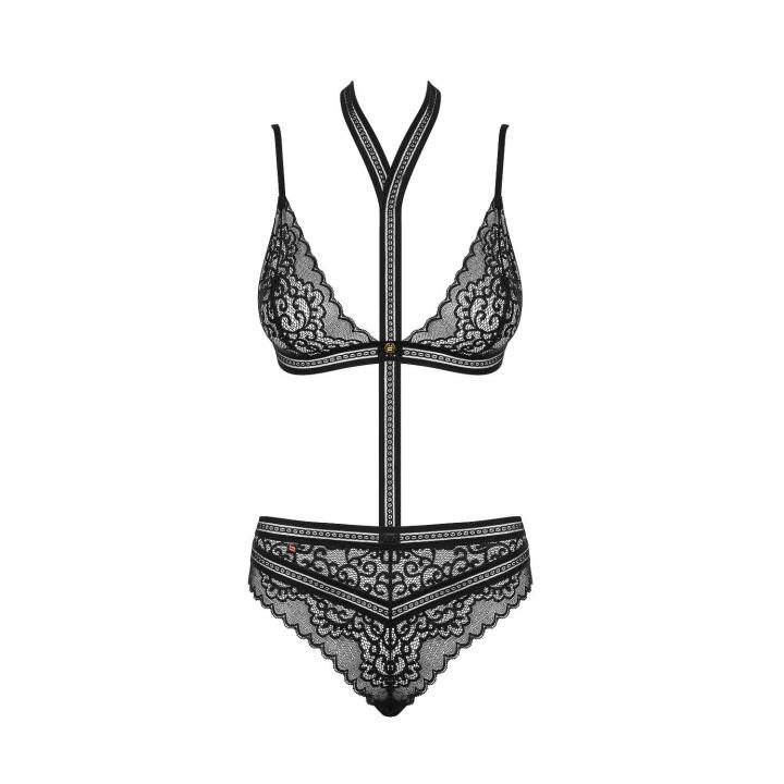 Boskie, czarne Body Obsessive Ailay
