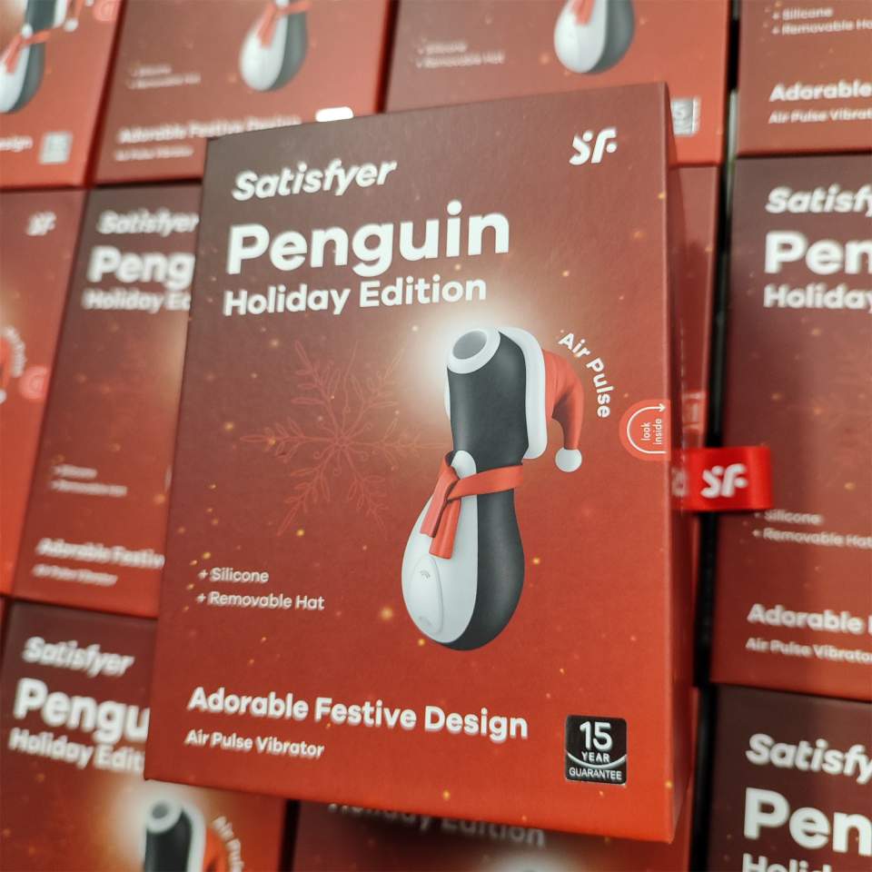 Bezdotykowy masażer łechtaczki Penguin Holiday Edition