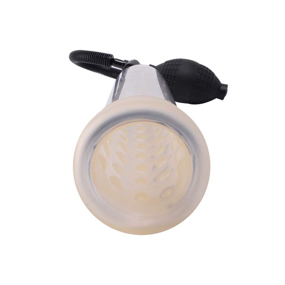 Ręczna pompka do penisa z wypustkami