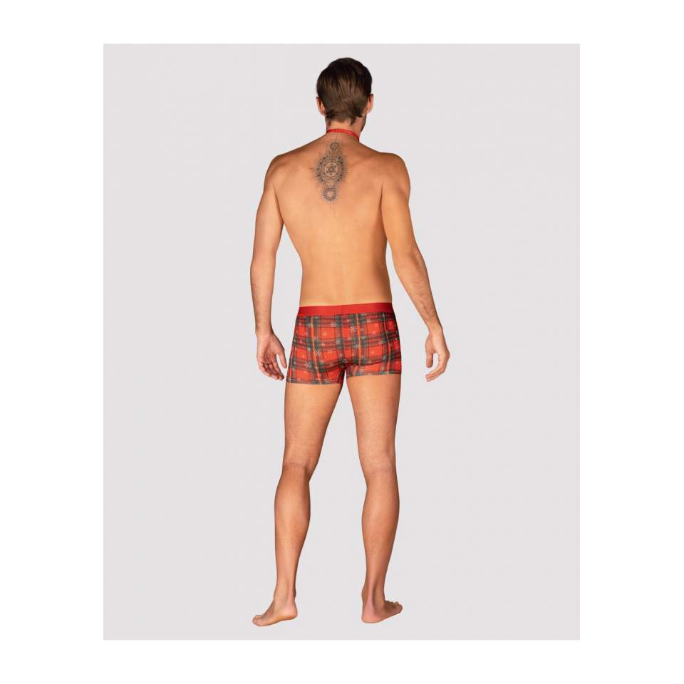 Komplet Mr Merrilo bokserki i mucha z motywem świątecznym