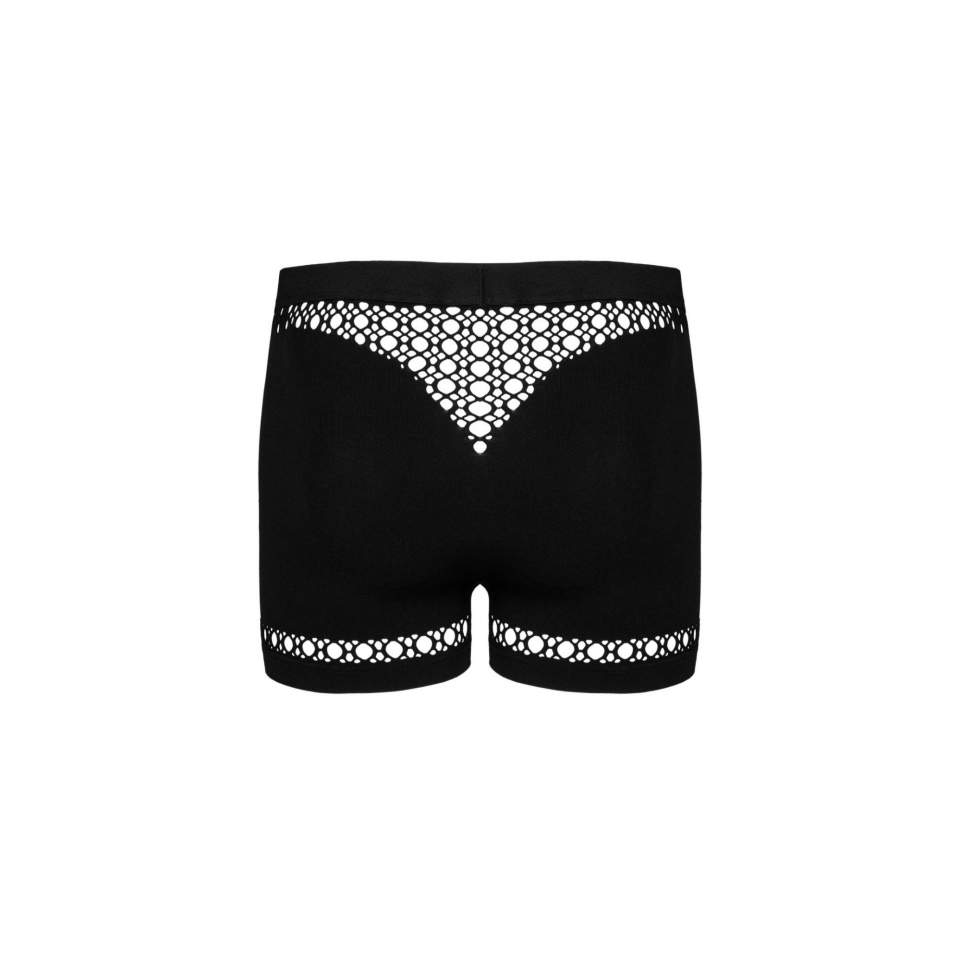 Intrygujące czarne bokserki Obsessive M102