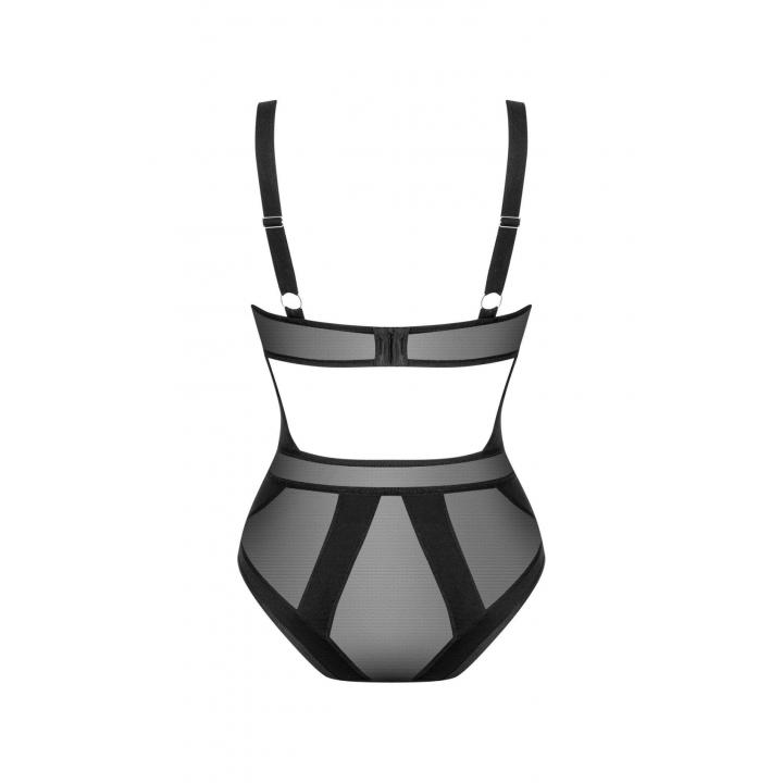 Luksusowe czarne body Obsessive Chic Amoria