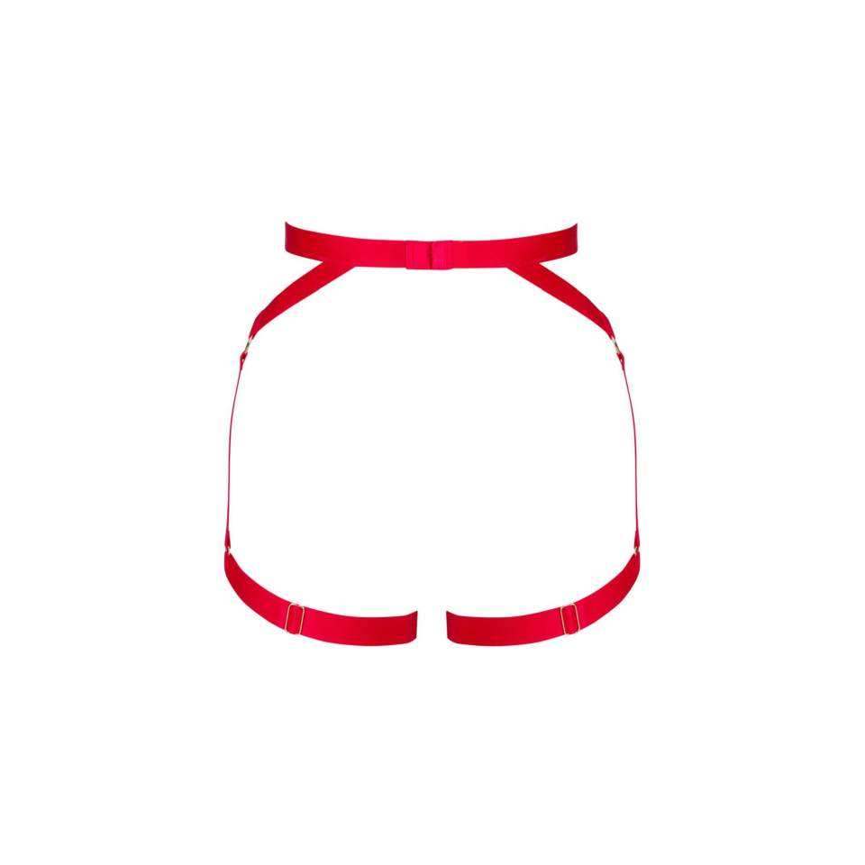 Uprząż czerwona Obsessive Elianes