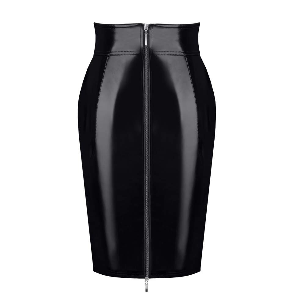 Elegancka czarna spódnica z zamkiem Demoniq Finja