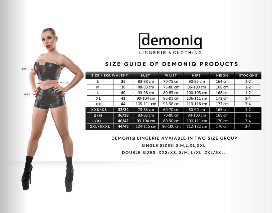 Klasyczna czarna spódnica w stylu mundurowym Demoniq Leonore