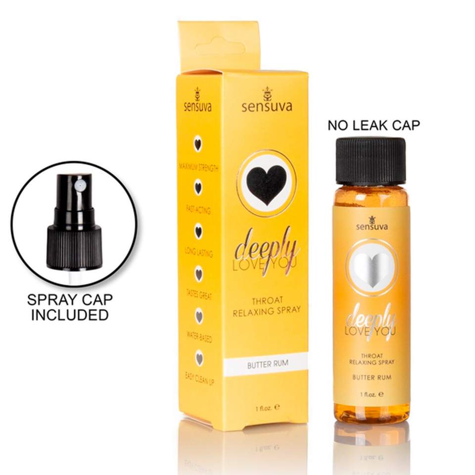 Sensuva Throat Relaxing  spray do seksu oralnego rumowy 30ml.