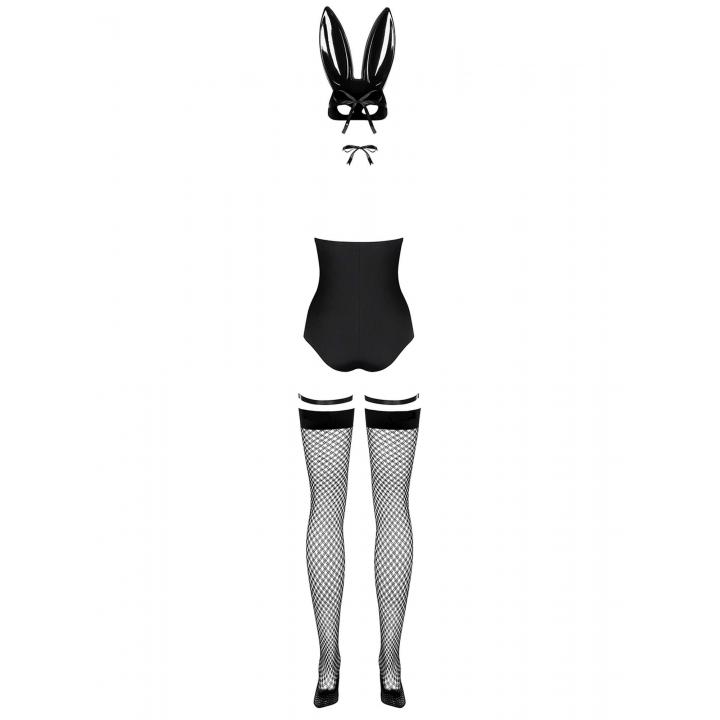 Seksowny czarny kostium króliczka marki Obsessive Bunny