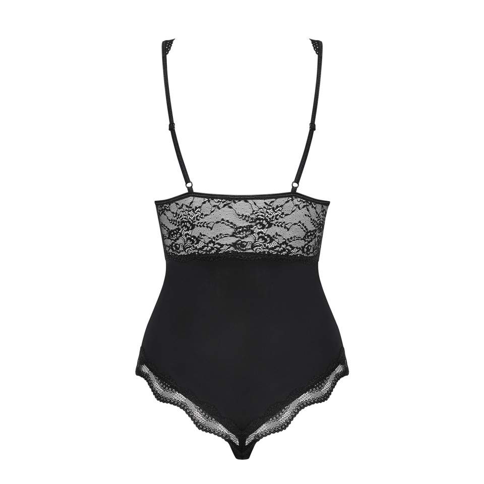 Body Obsessive Luvae – czarne, z koronką na piersiach