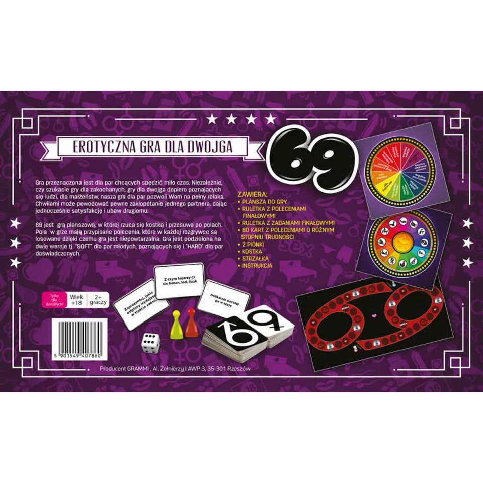 69 erotyczna planszowa gra dla dwojga