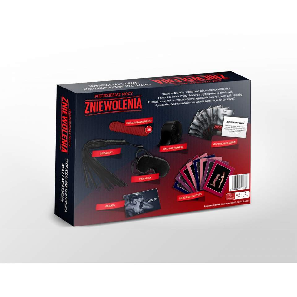 Erotyczna gra dla dwojga Pięćdziesiąt nocy zniewolenia
