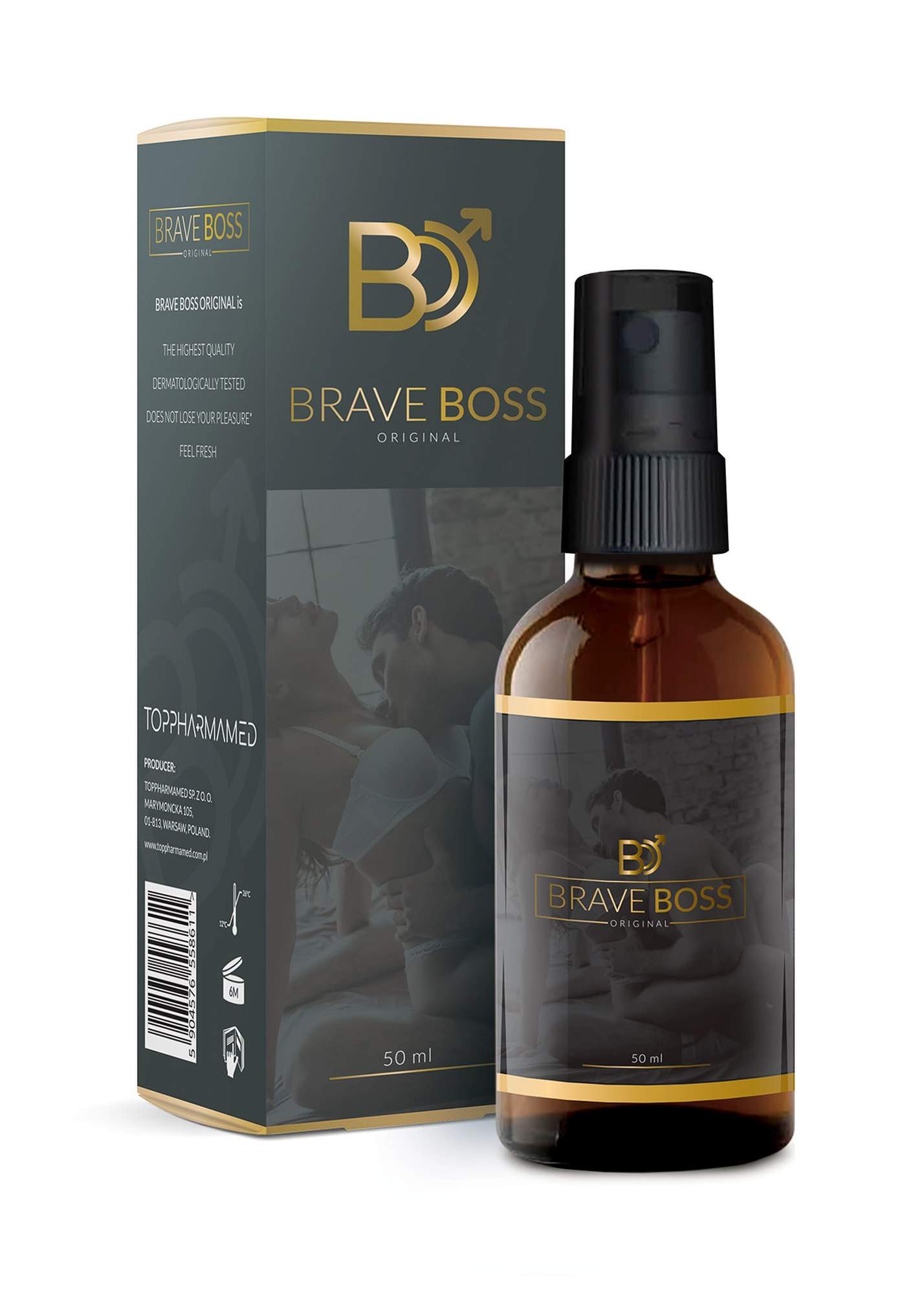 Brave Boss Original Spray 50 Ml - Spray wydłużający stosunek