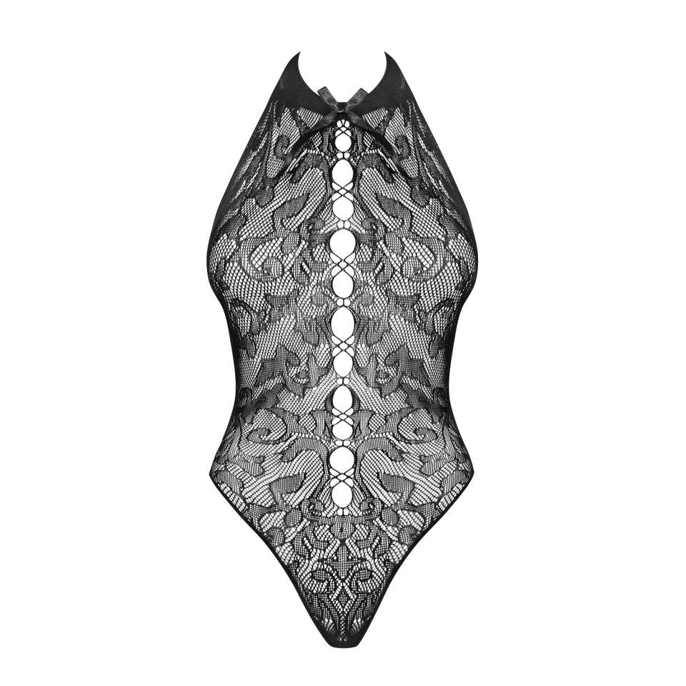 Sexi Body Obsessive B119 z czarnej przeźroczystej koronki