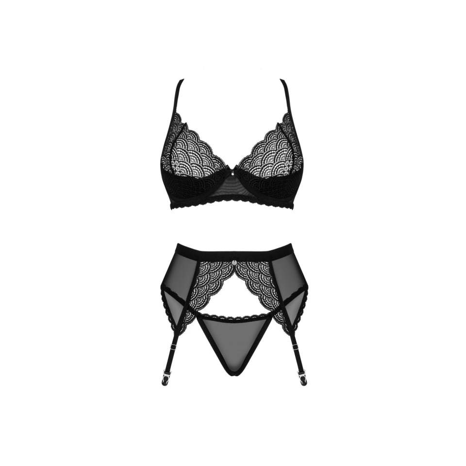 Klasyczki i elegancki komplet 3-częściowy Obsessive Chemeris