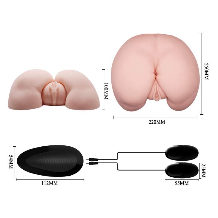 Waginalno-analny masturbator z wibracjami dla mężczyzn – 6 funkcji