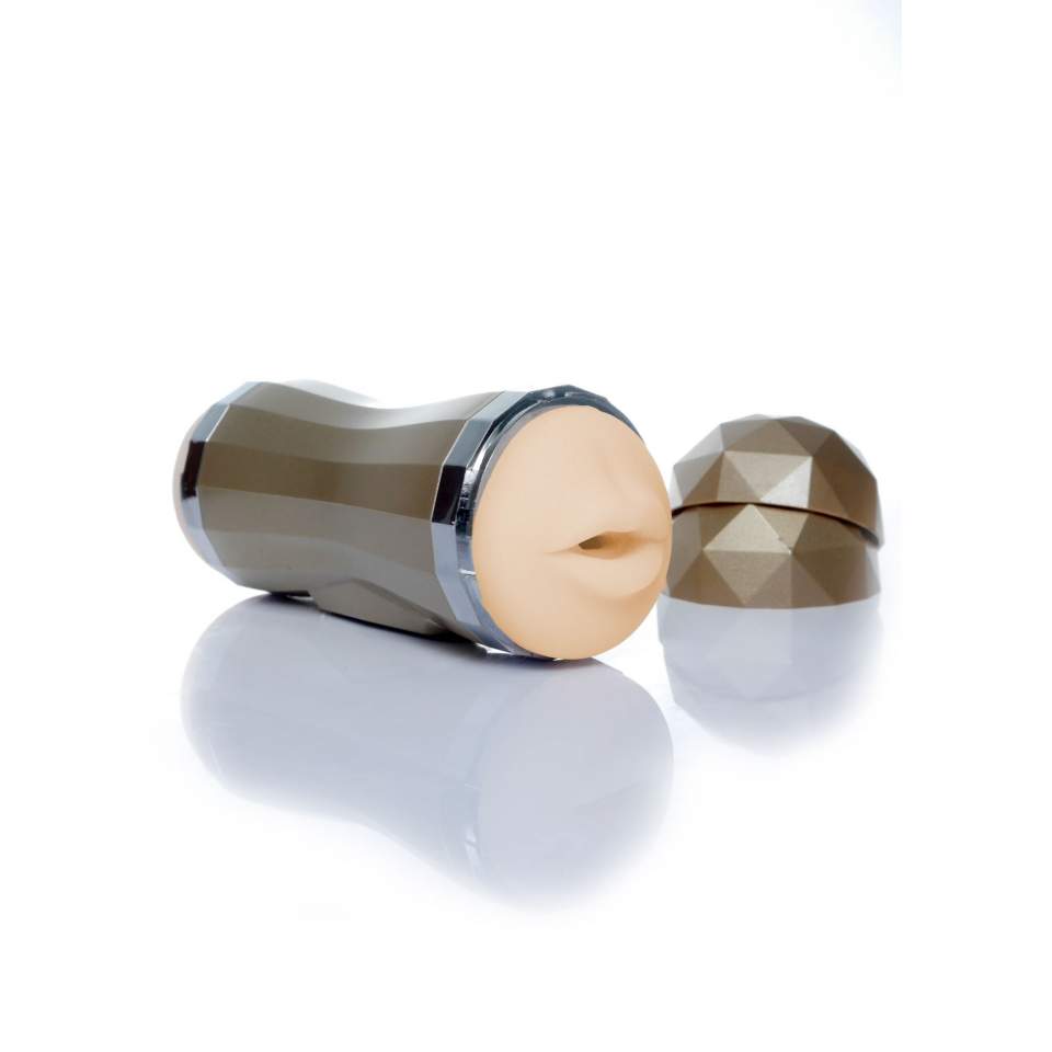 Masturbator 2w1 usta i wagina - 35 trybów pracy