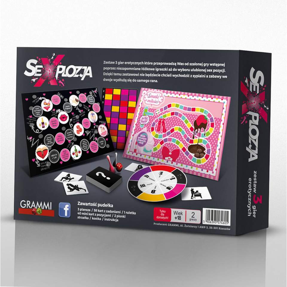 Sexplozja zestaw 3 Gier Erotycznych