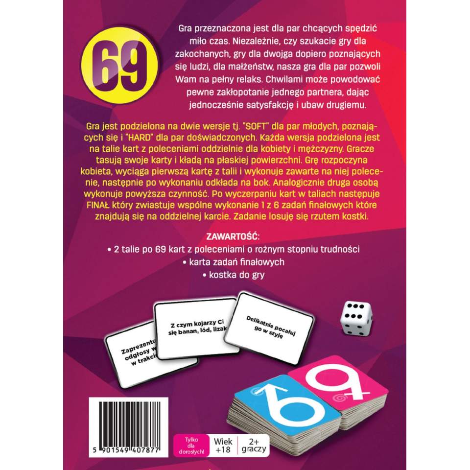 69 Gra karciana dla par
