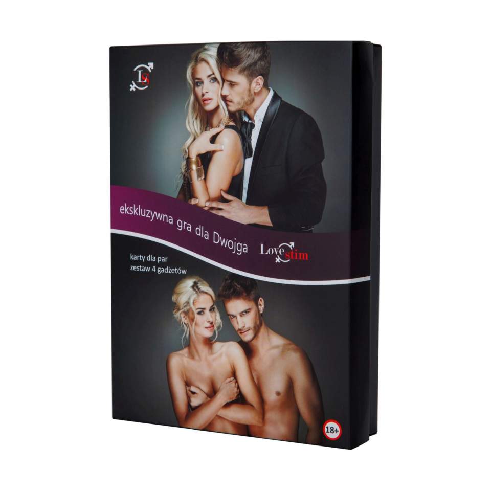 Ekskluzywna gra dla dwojga z dołączonymi gadżetami w zestawie